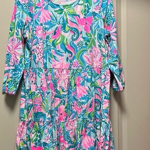 Colorful Floral Print Lilly Pulitzer Dress